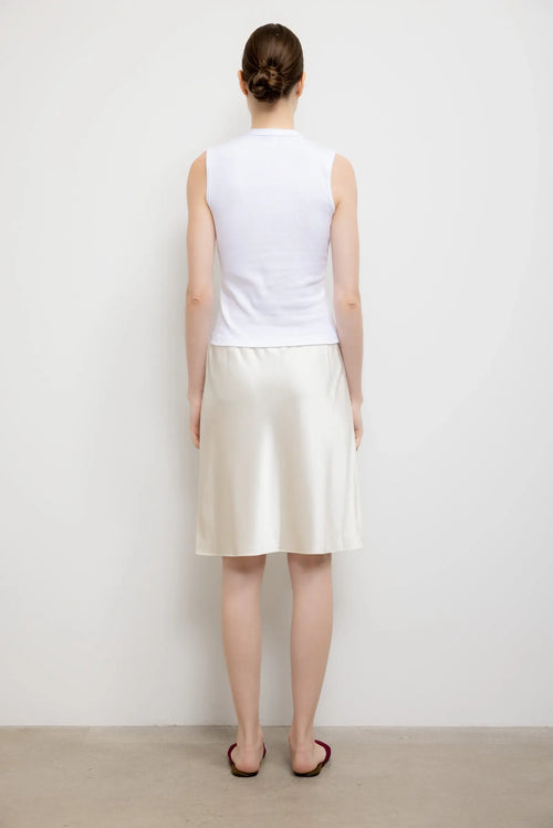 Barb Slip Skirt - Creme - Image 6