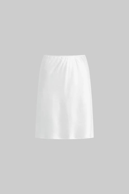 Barb Slip Skirt - Optic White - Image 2