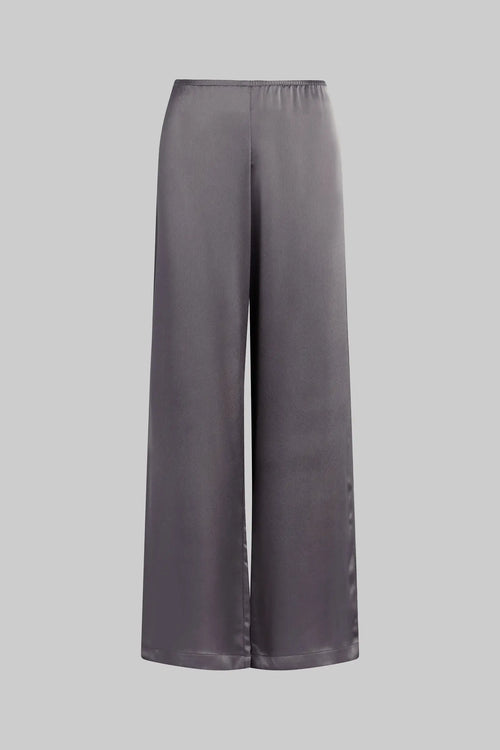Pre-Order: Barb Wide Leg Pant - Gunmetal - Image 2
