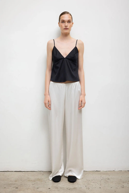 Barb Wide Leg Pant - Optic White - Image 1
