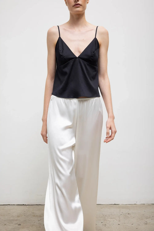 Barb Wide Leg Pant - Optic White - Image 4