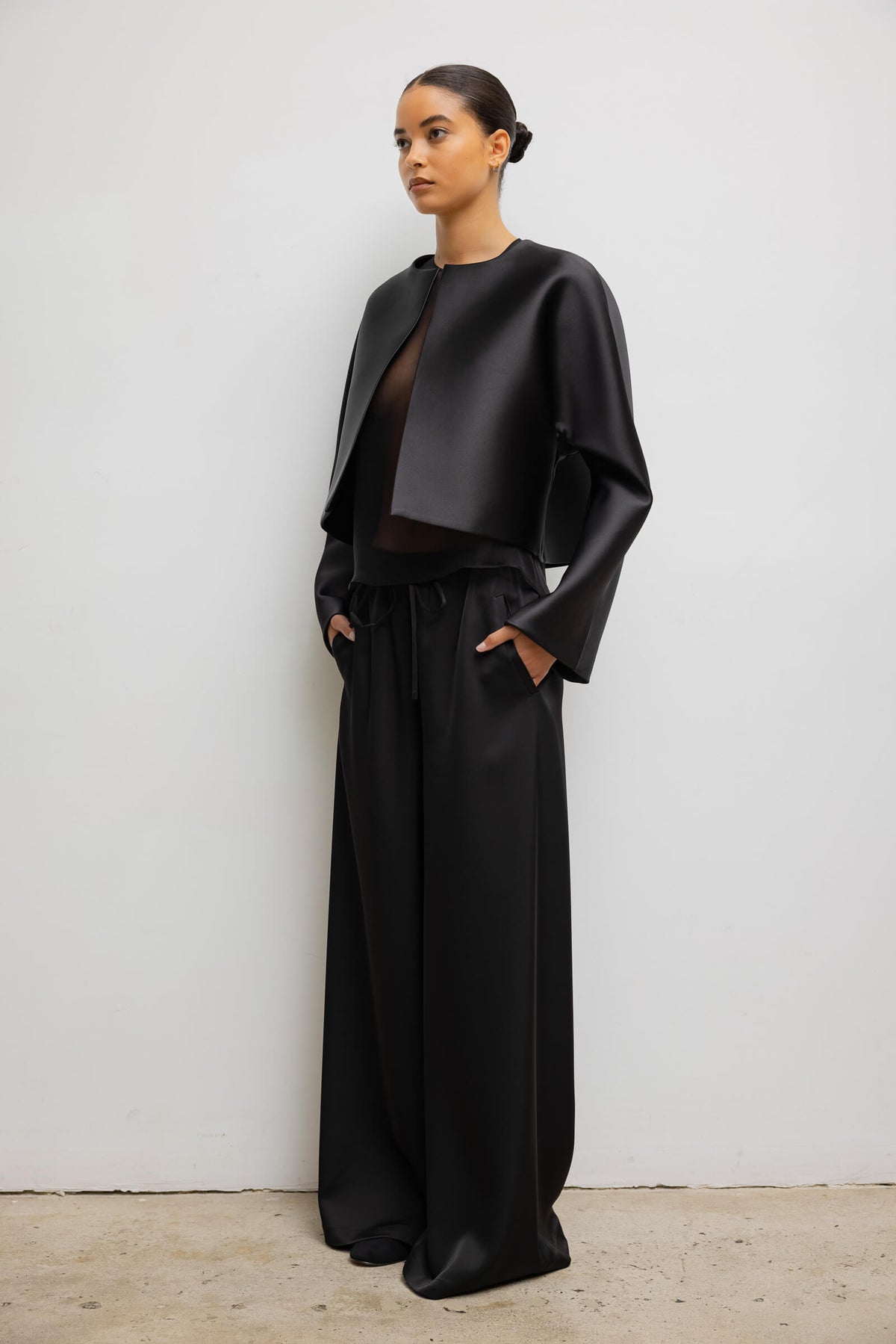 Bobbi Crop Jacket - Black - Image 6