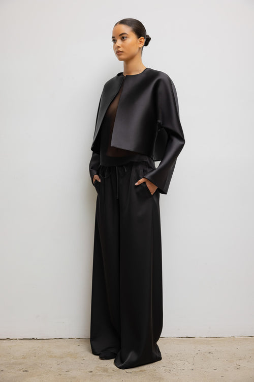 Bobbi Crop Jacket - Black - Image 6
