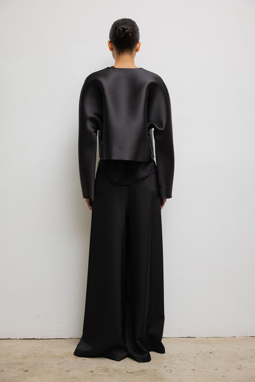 Bobbi Crop Jacket - Black - Image 7