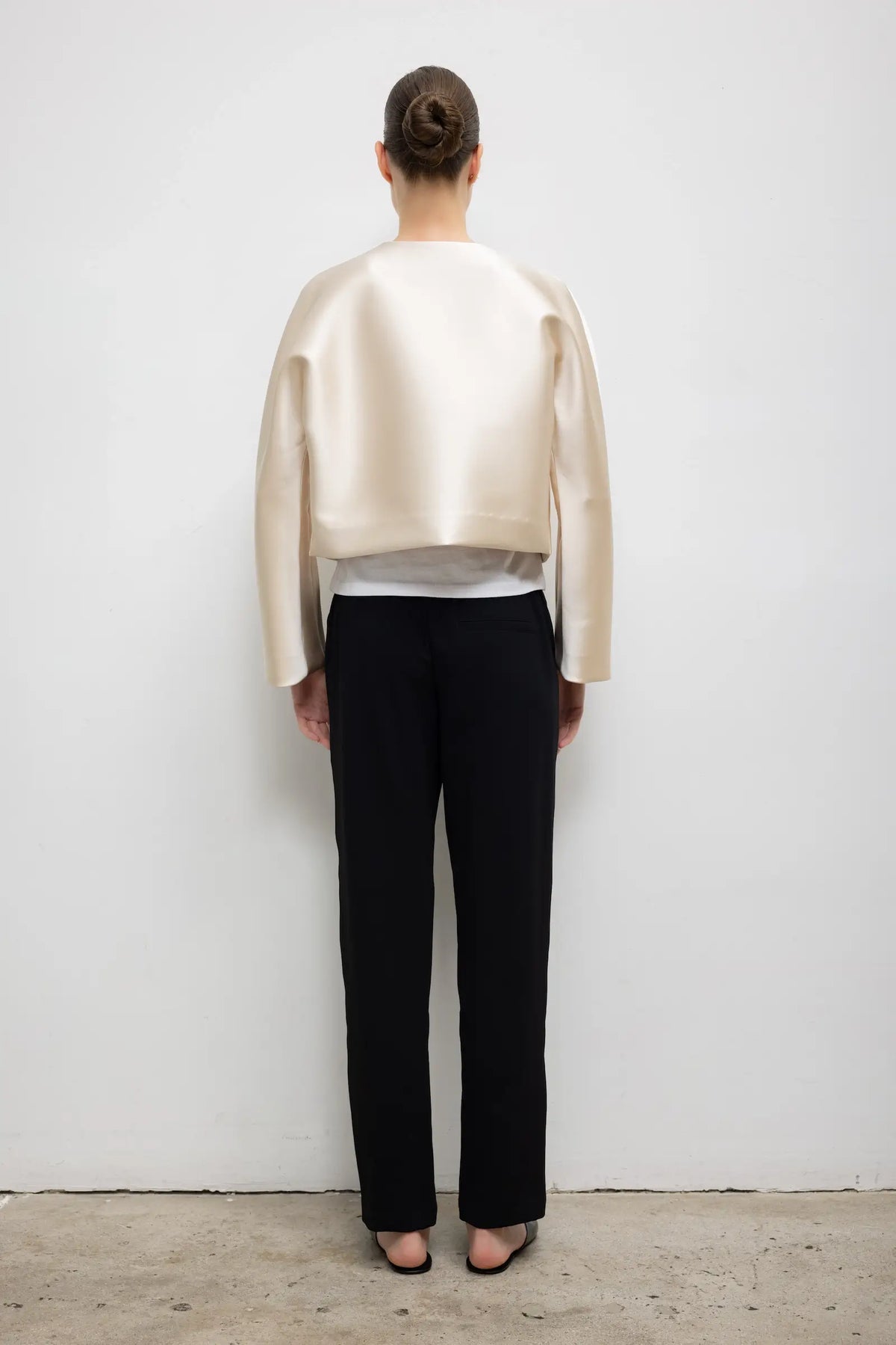 Pre-Order: Bobbi Crop Jacket - Champagne - Image 7