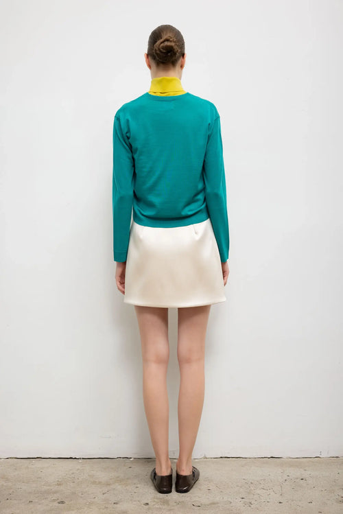 Pre-Order: Bobbi Wrap Skirt - Champagne - Image 6