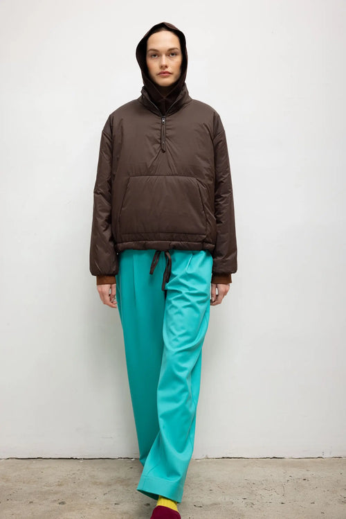 Pre-Order: Bo Puffer Anorak - Chocolate - Image 4