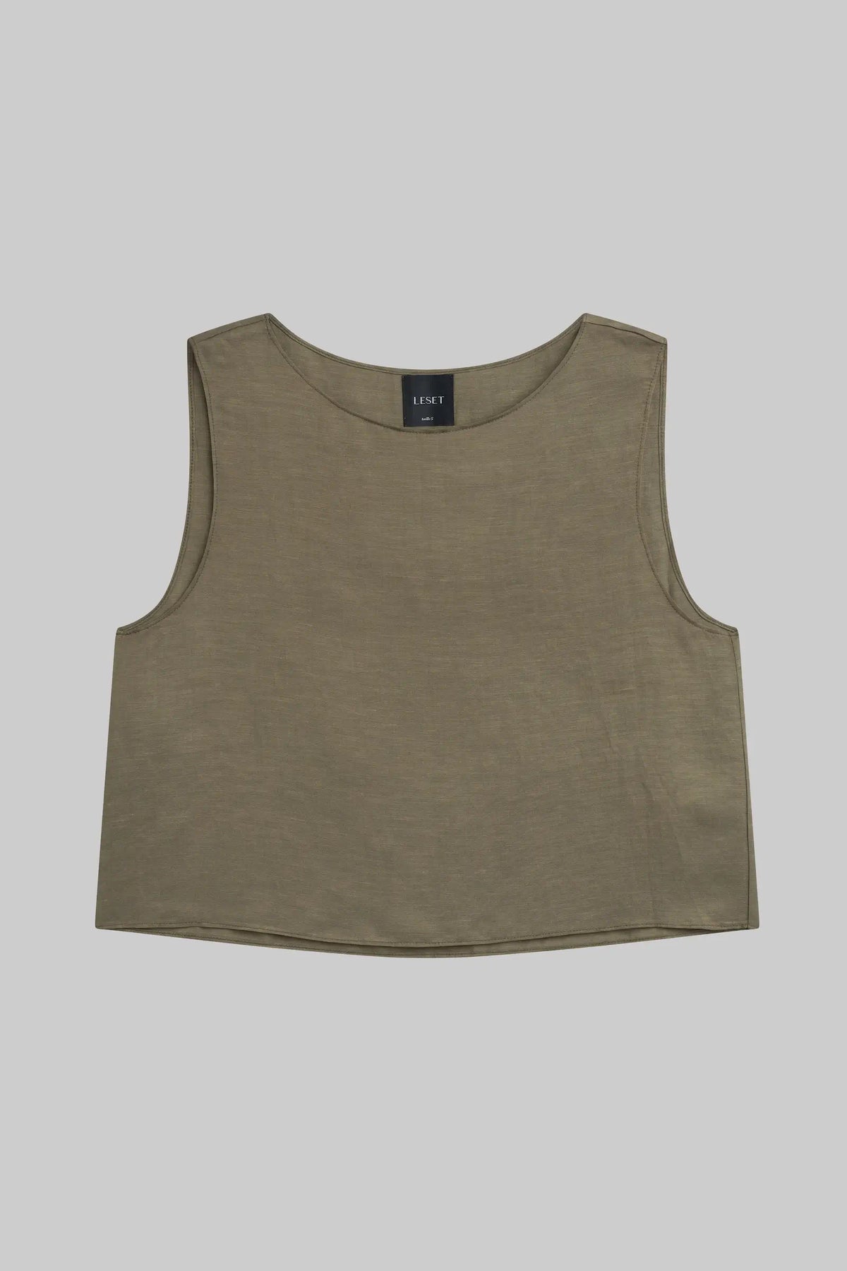 Daniel Crop Sleeveless Crew - Cypress - Image 2