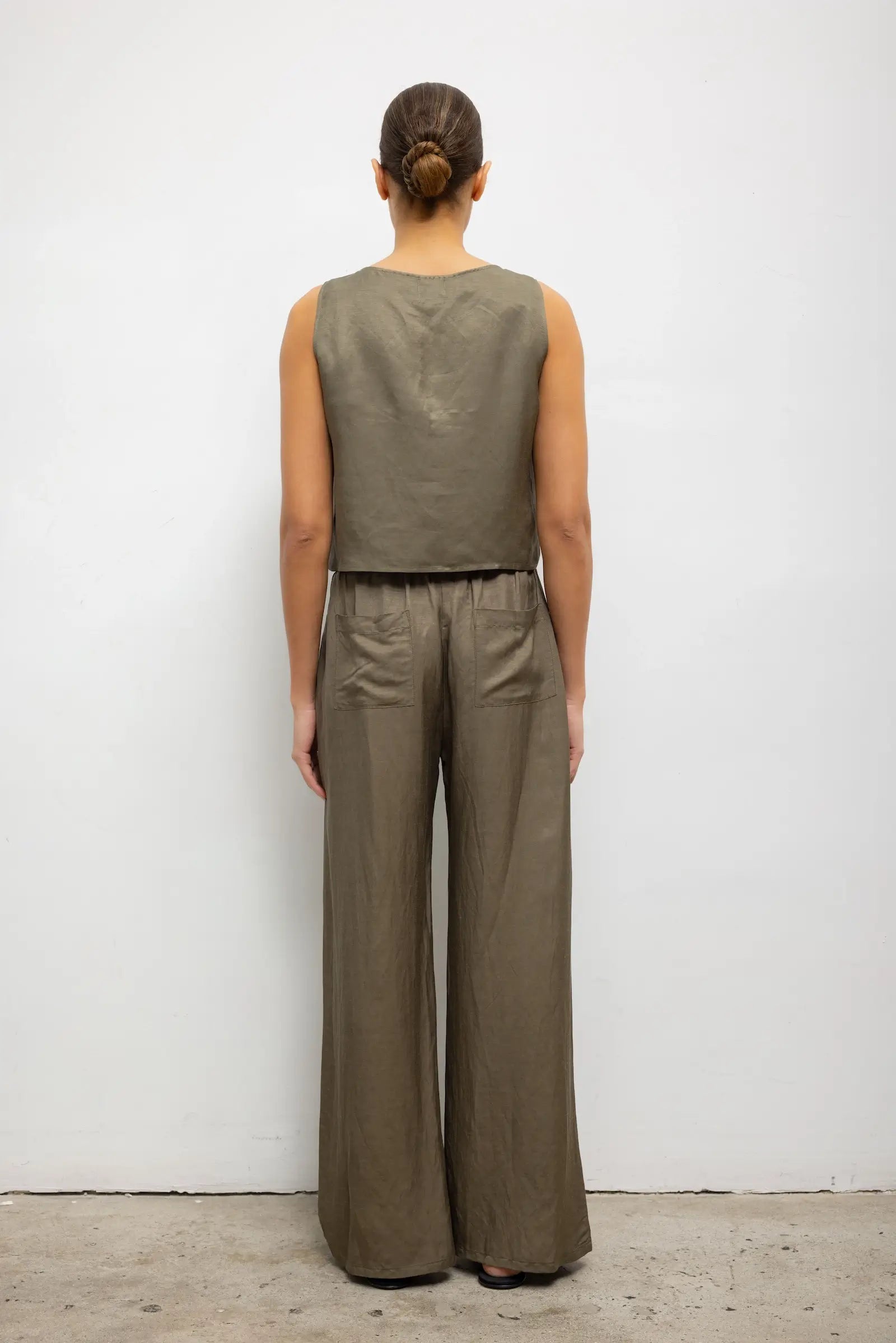 Daniel Crop Sleeveless Crew