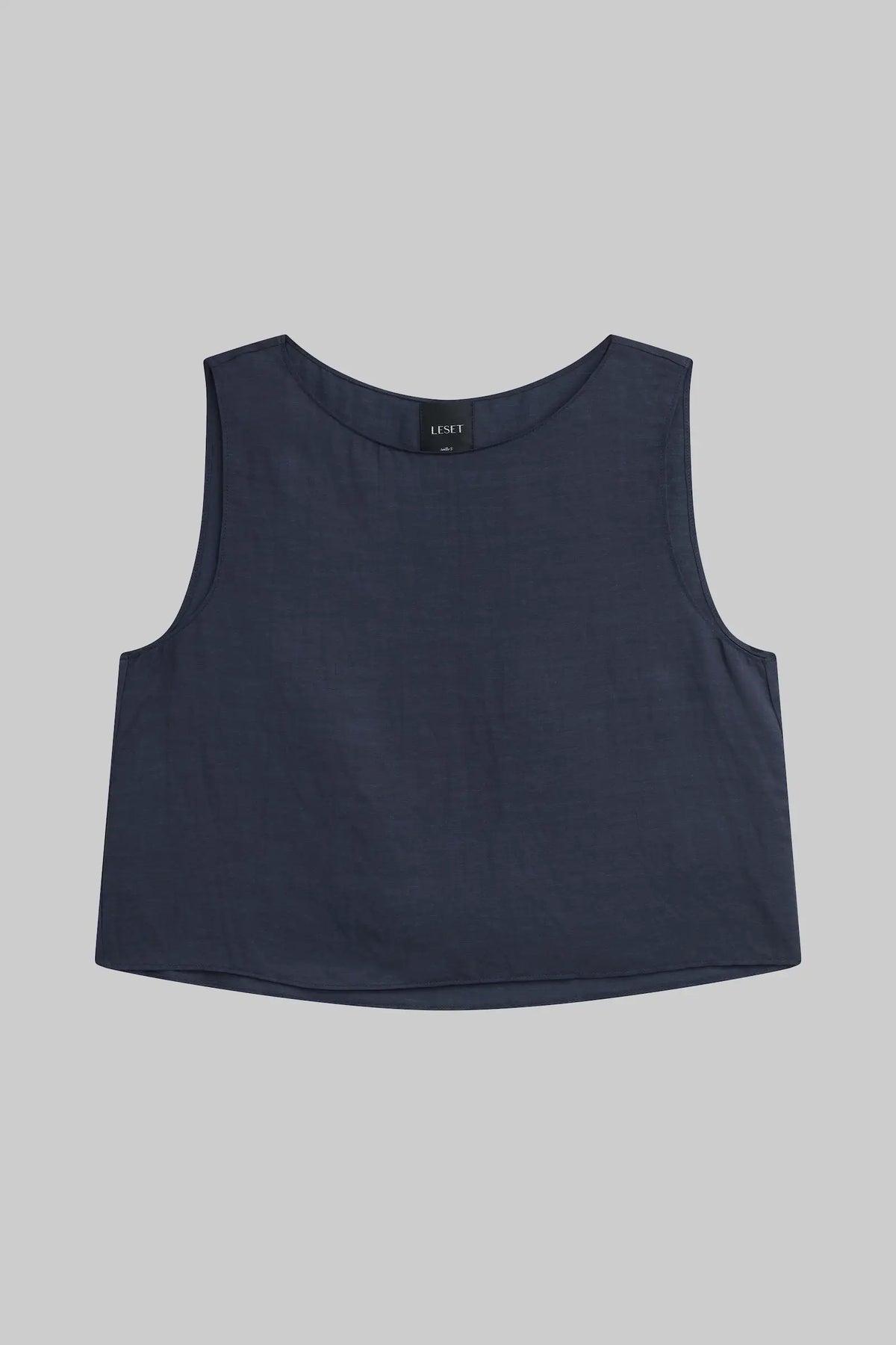 Daniel Crop Sleeveless Crew - Midnight - Image 2