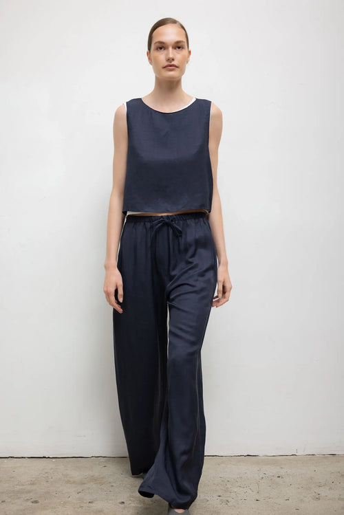 Daniel Drawstring Pocket Pant - Midnight - Image 3