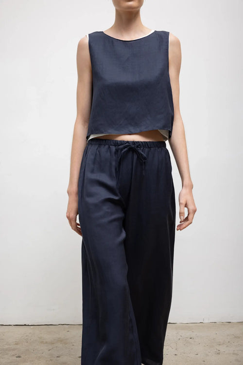 Daniel Drawstring Pocket Pant - Midnight - Image 4