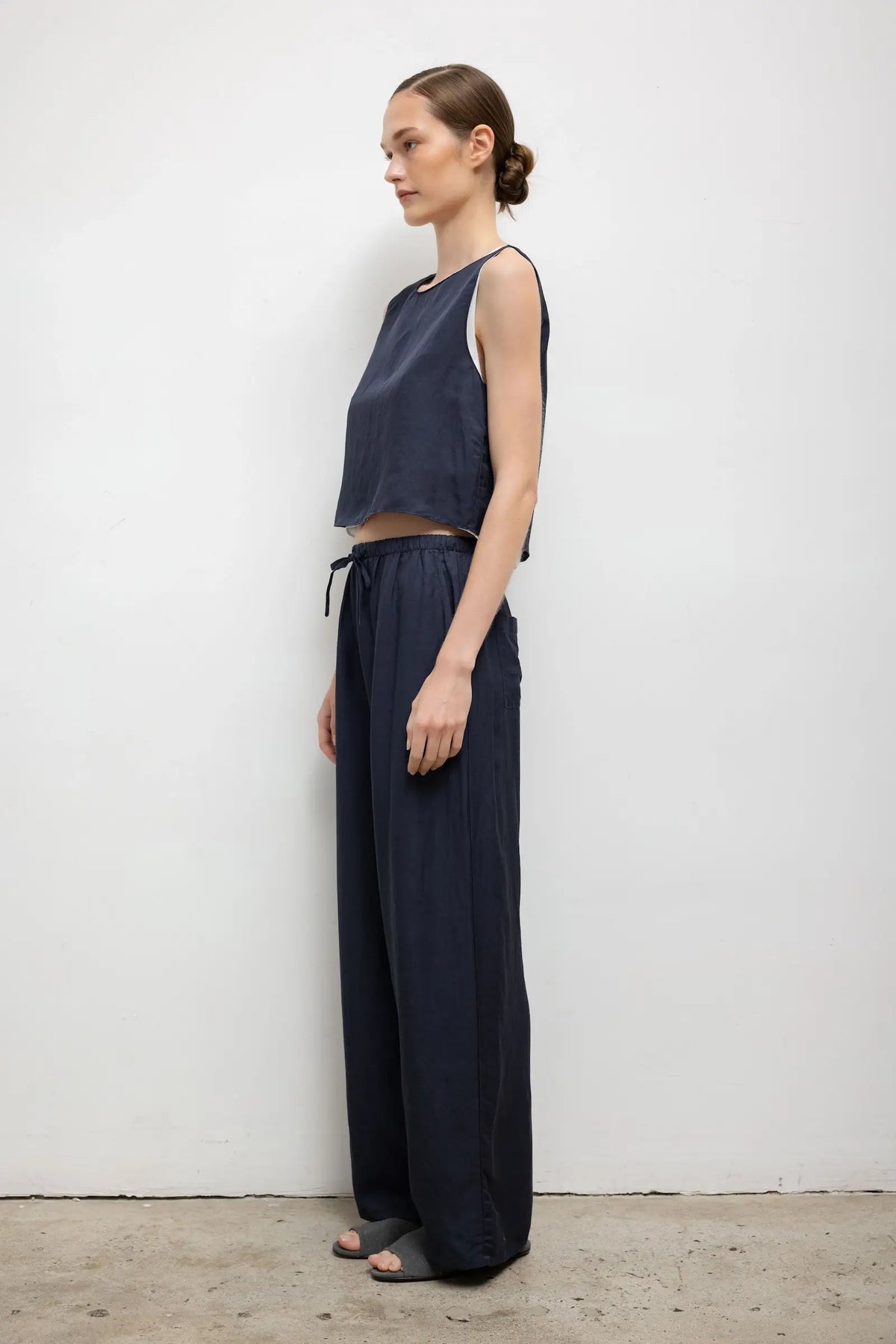 Daniel Drawstring Pocket Pant - Midnight - Image 5