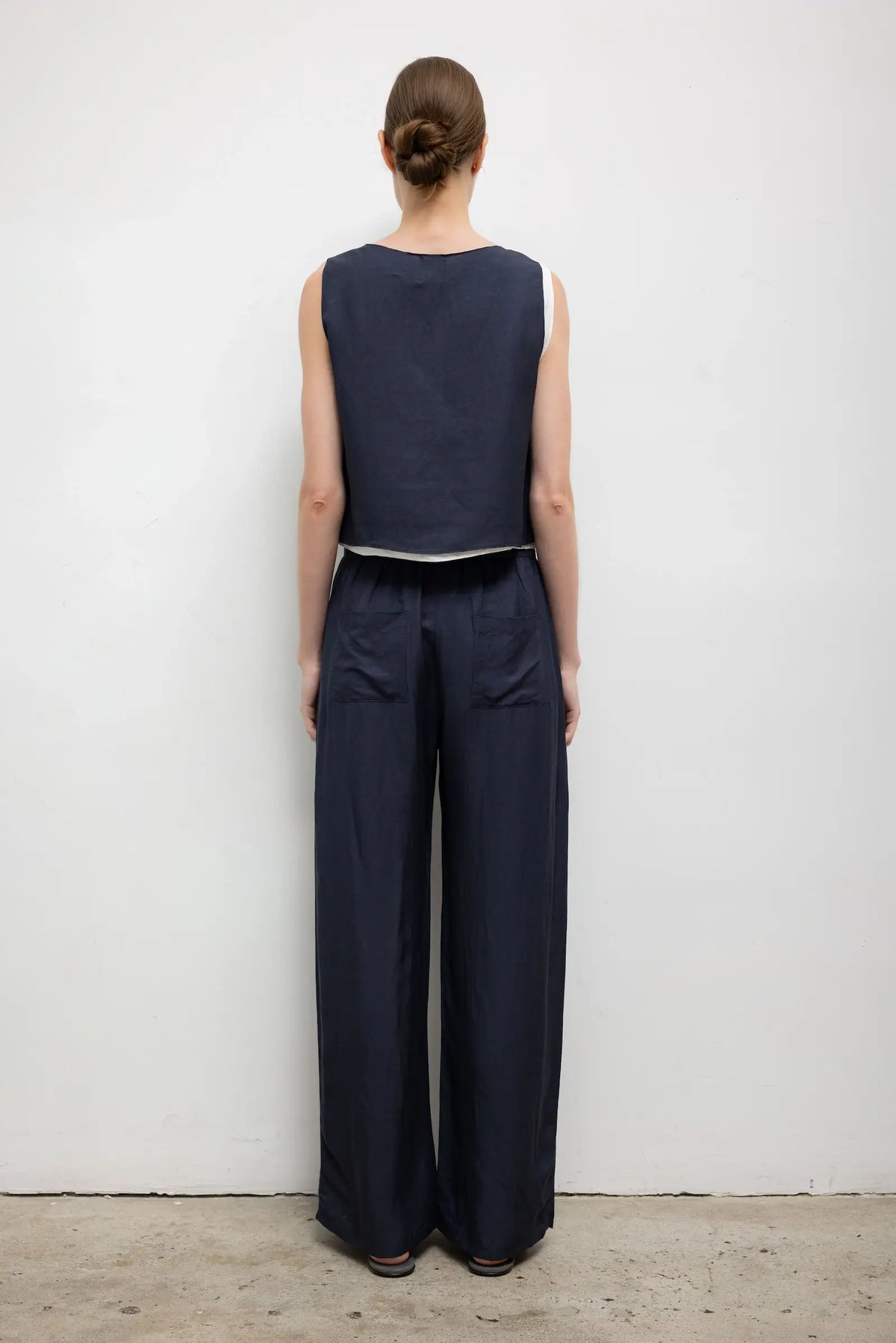 Daniel Drawstring Pocket Pant - Midnight - Image 6