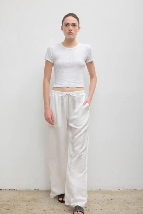 Daniel Drawstring Pocket Pant - Parchment - Image 4
