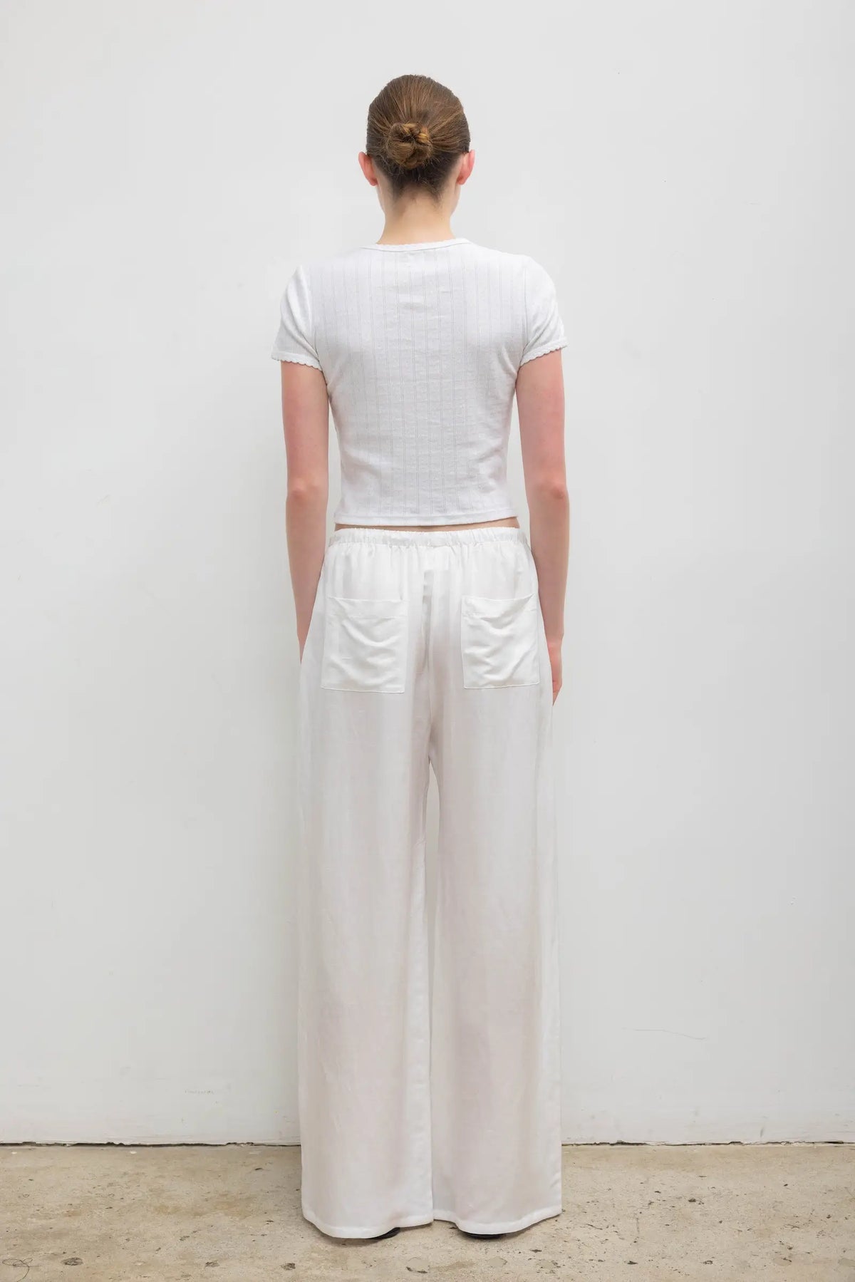 Daniel Drawstring Pocket Pant - Parchment - Image 6