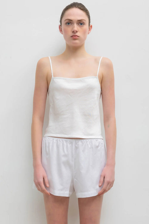 Daniel Square Neck Tank - Parchment - Image 1