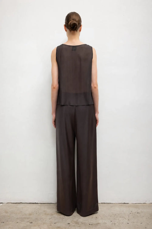 Pre-Order: Farrah Sleeveless Top - Slate - Image 6