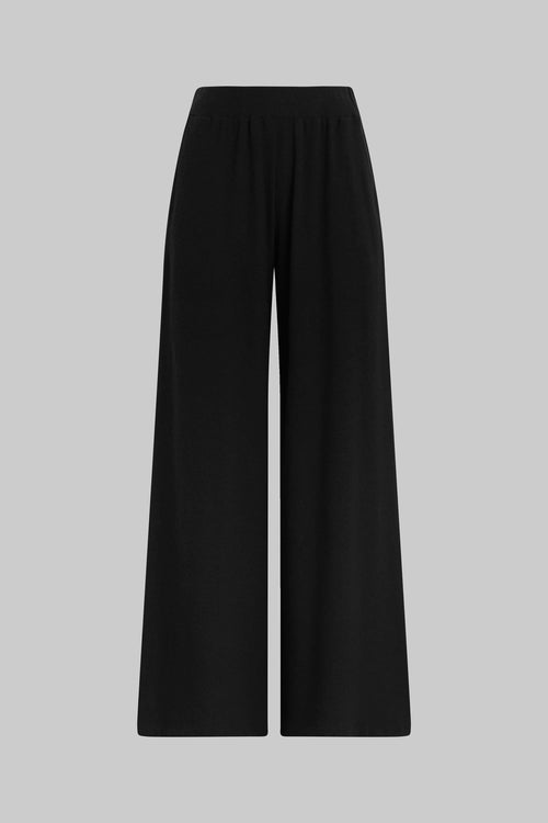 Lauren Pleated Pocket Pant - Black - Image 2
