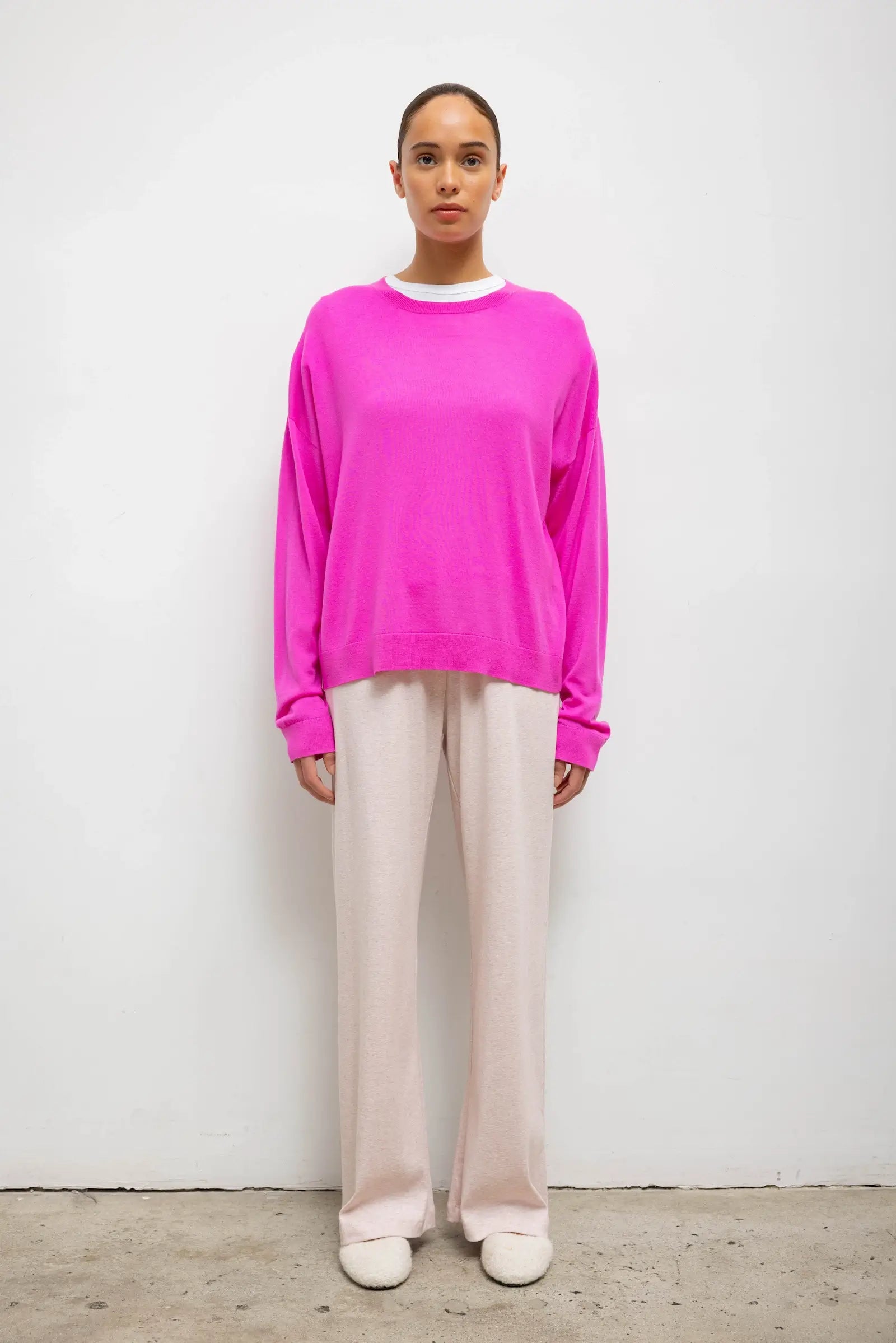 James Oversized Crewneck - Azalea - Image 3