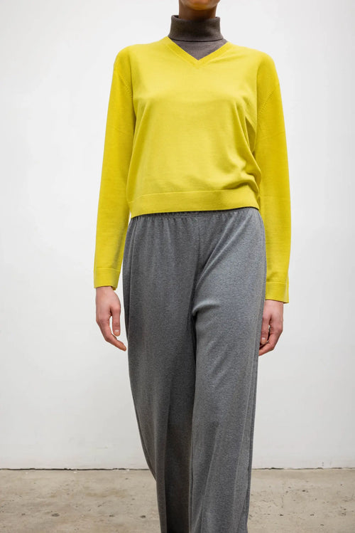 James Classic V Neck - Citron - Image 5