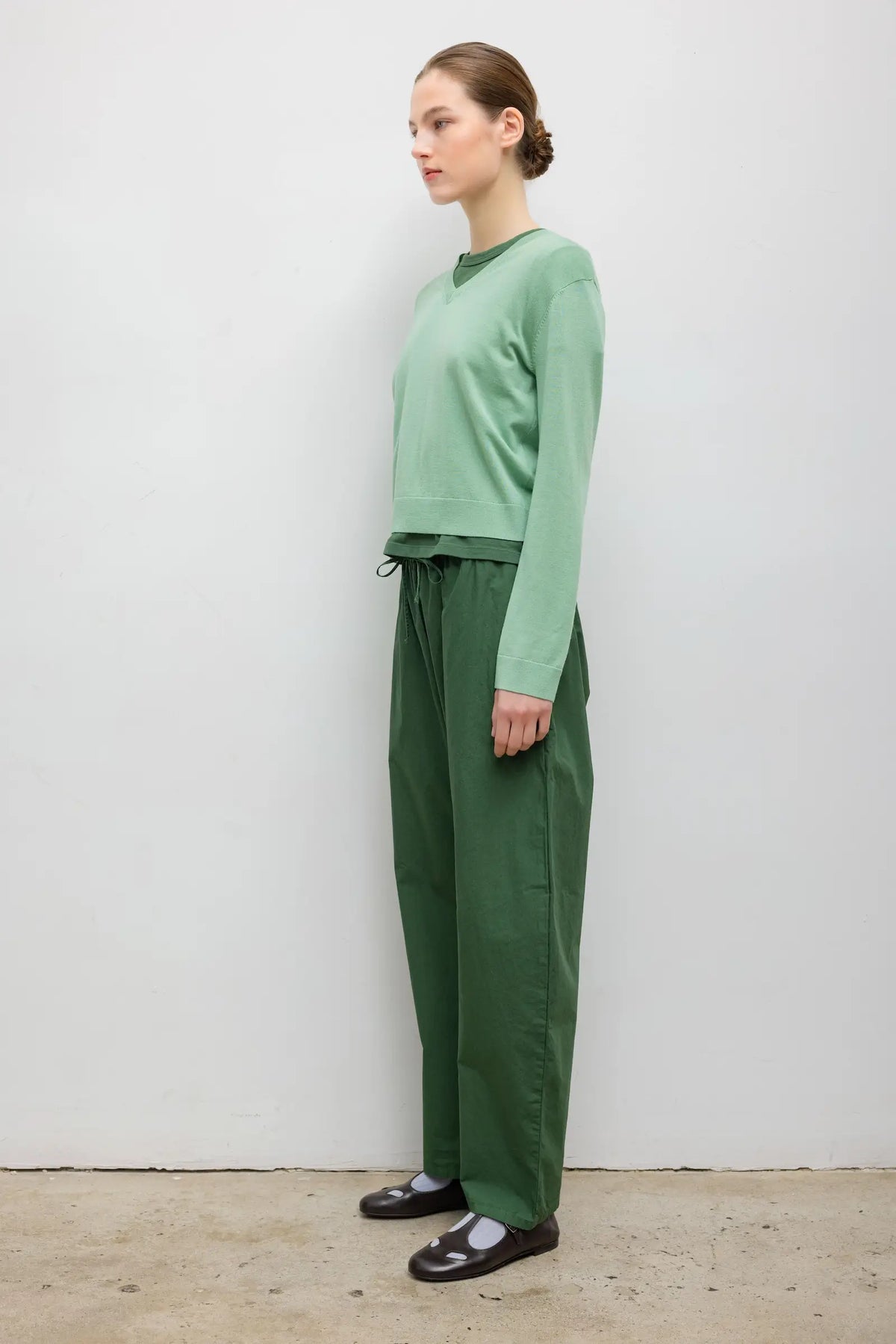 James Classic V Neck - Pistachio - Image 6