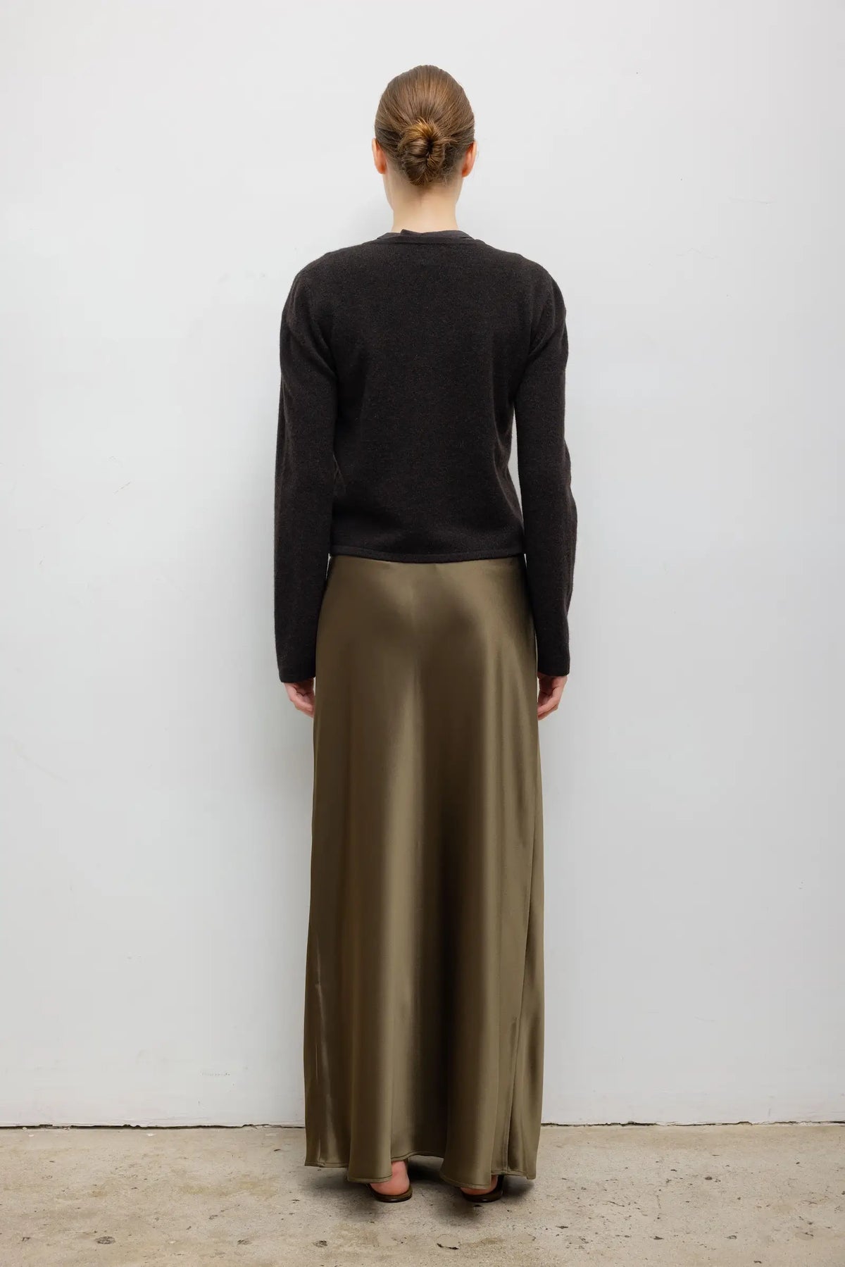 Jesse Zip Cardigan - Chocolate - Image 6