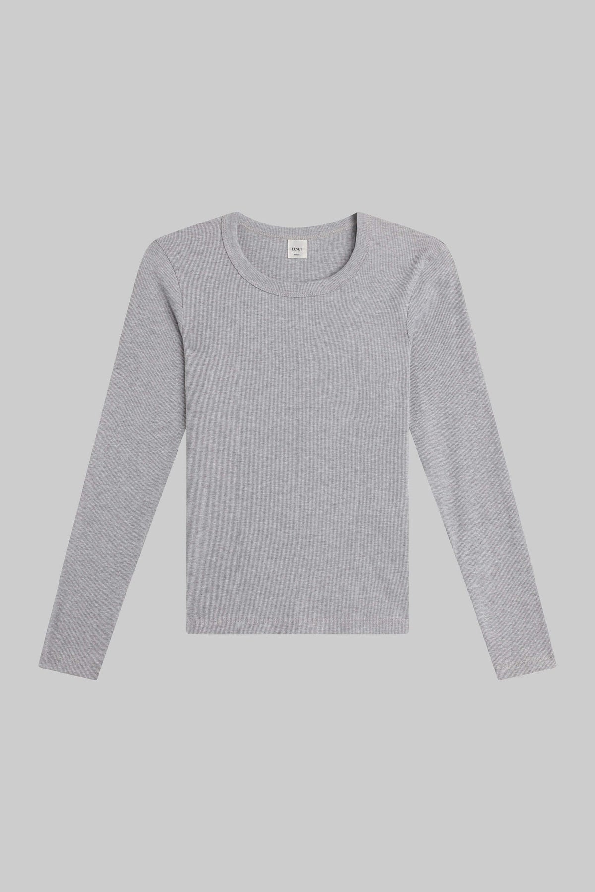 Kelly Slim Fit Long Sleeve - Heather Grey - Image 2