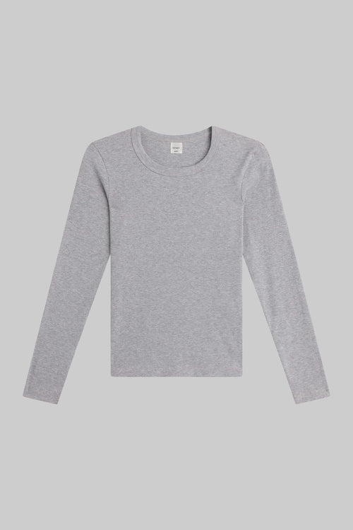 Kelly Slim Fit Long Sleeve - Heather Grey - Image 2