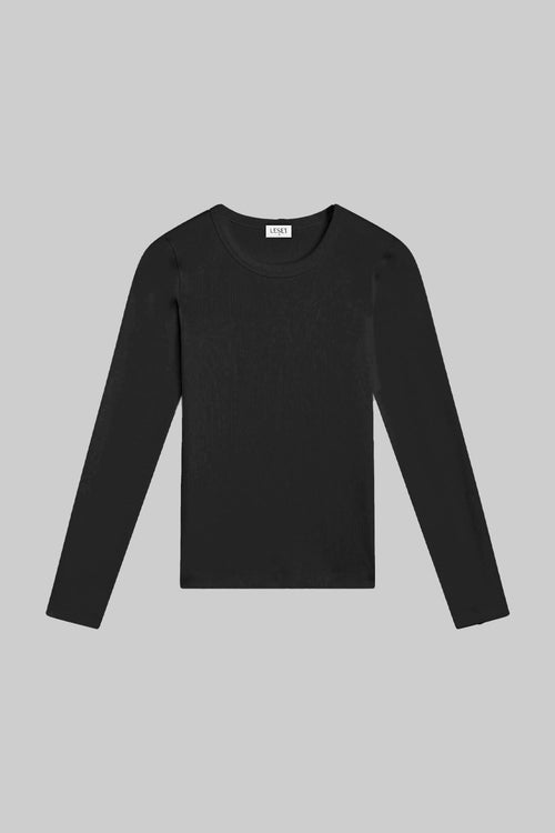 Kelly Slim Fit Long Sleeve - Black - Image 2