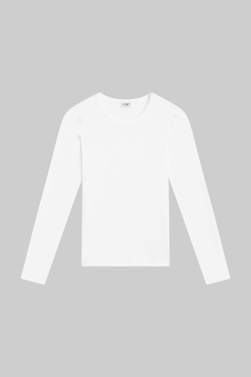 Kelly Slim Fit Long Sleeve - White - Image 2