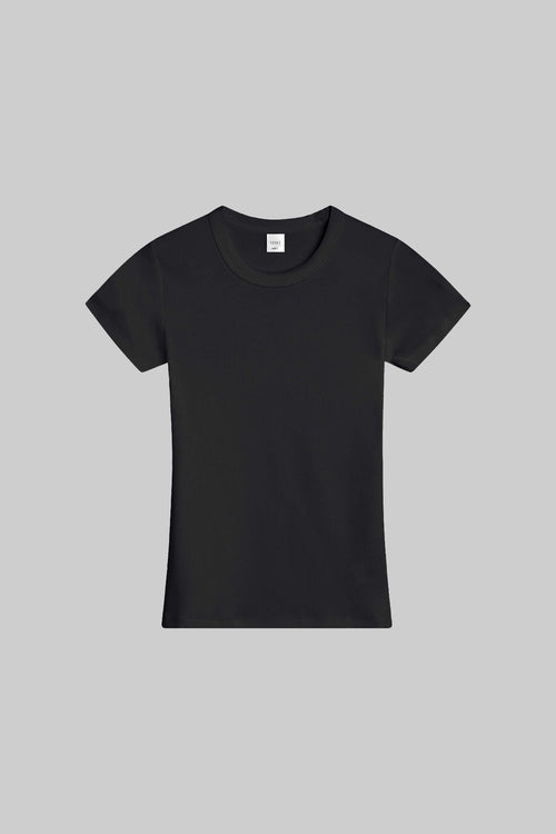 Kelly Slim Fit Tee - Black - Image 2