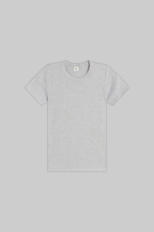 Kelly Slim Fit Tee - Heather Grey - Image 2
