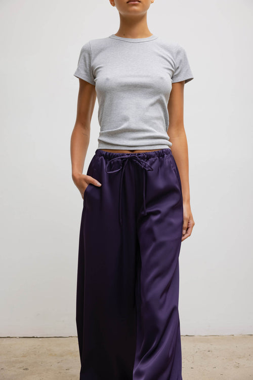 Kelly Slim Fit Tee - Heather Grey - Image 3