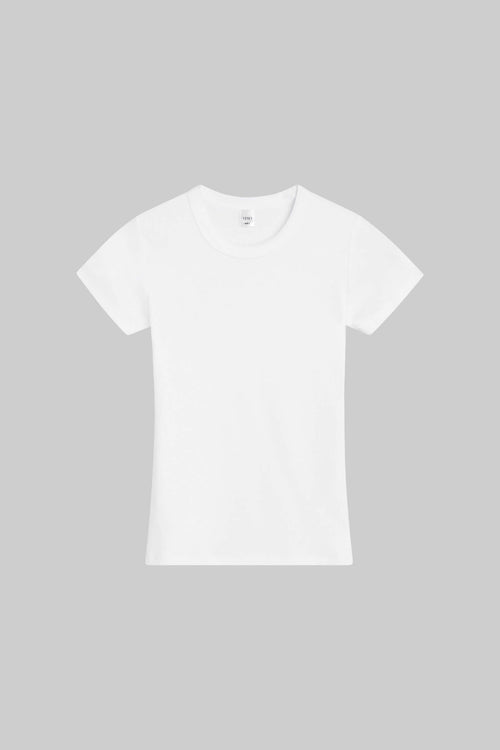 Kelly Slim Fit Tee - White - Image 2