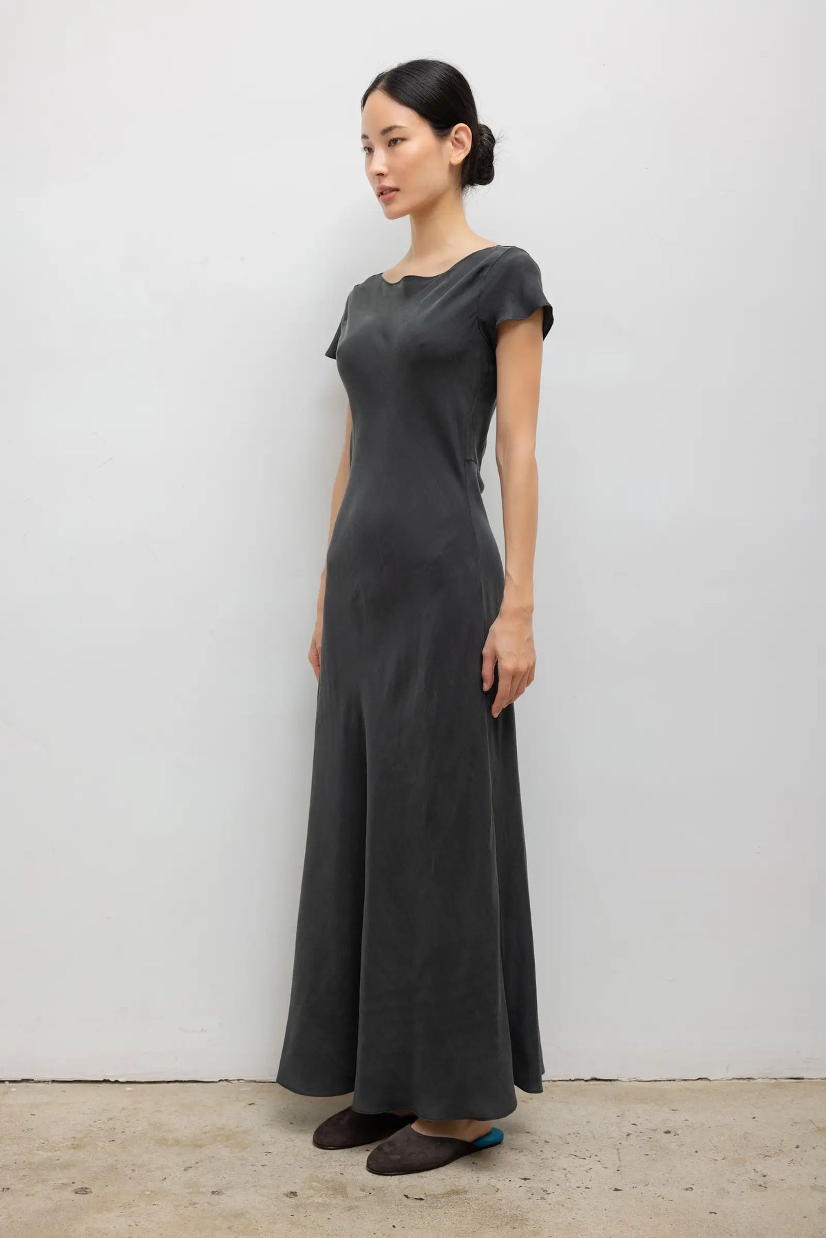 Kim Bias Dress - Slate - Image 5