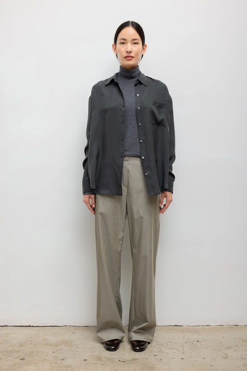Kim Classic Button Down - Slate - Image 3