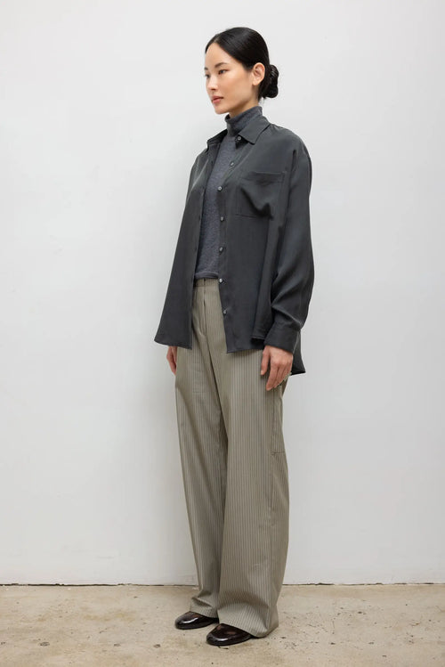 Kim Classic Button Down - Slate - Image 6