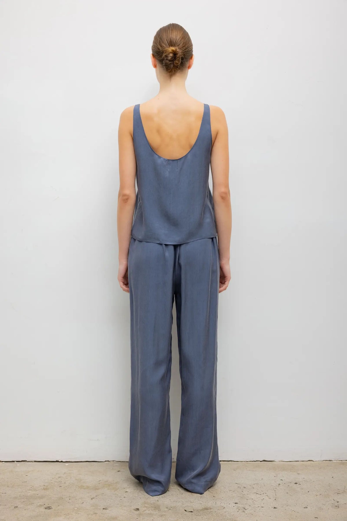 Kim Scoop Tank - Denim - Image 6