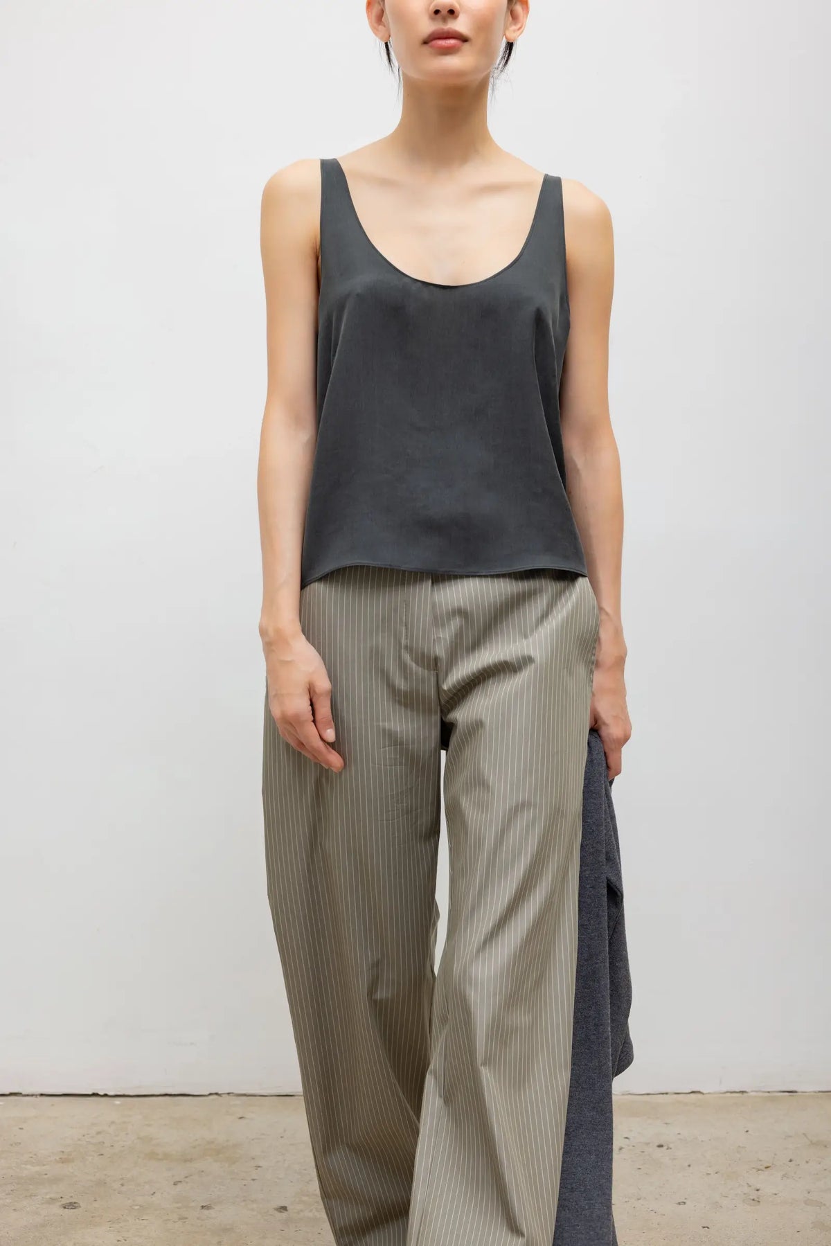 Kim Scoop Tank - Slate - Image 5