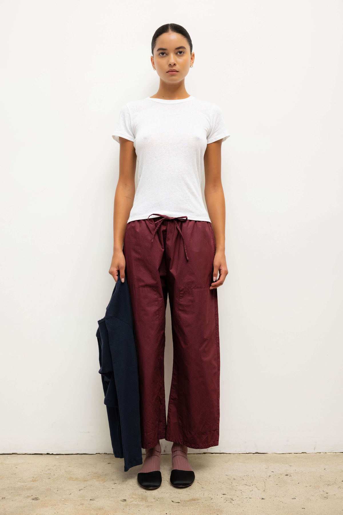 Kyoto Carpenter Pant - Maroon - Image 1