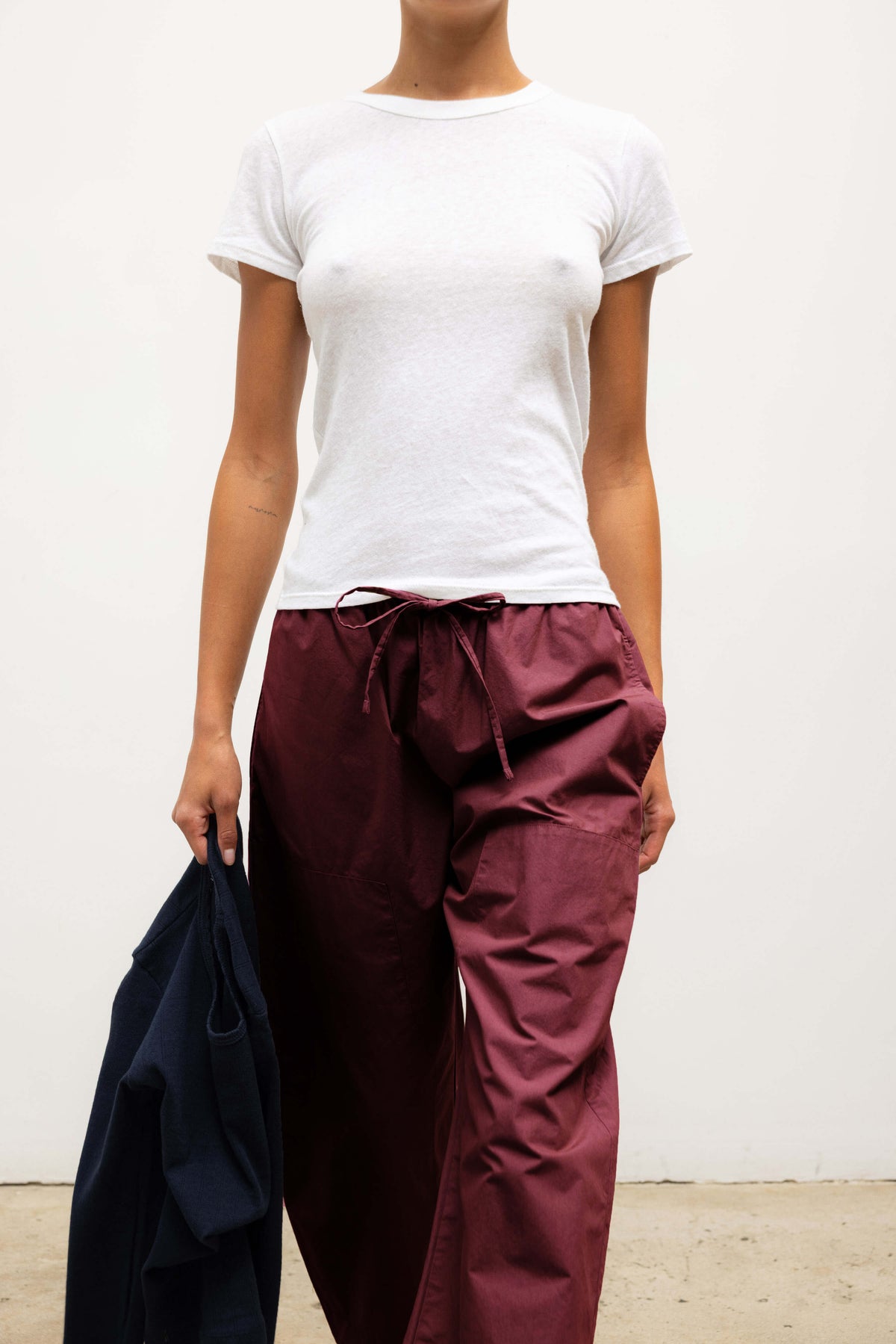 Kyoto Carpenter Pant - Maroon - Image 3