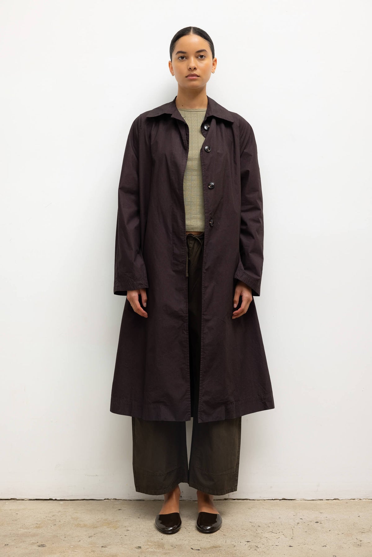 Kyoto Car Coat - Chocolate - Image 1