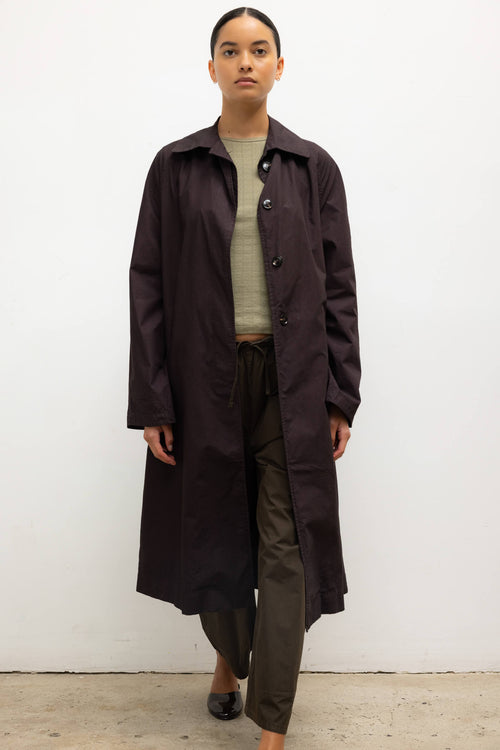 Kyoto Car Coat - Chocolate - Image 3