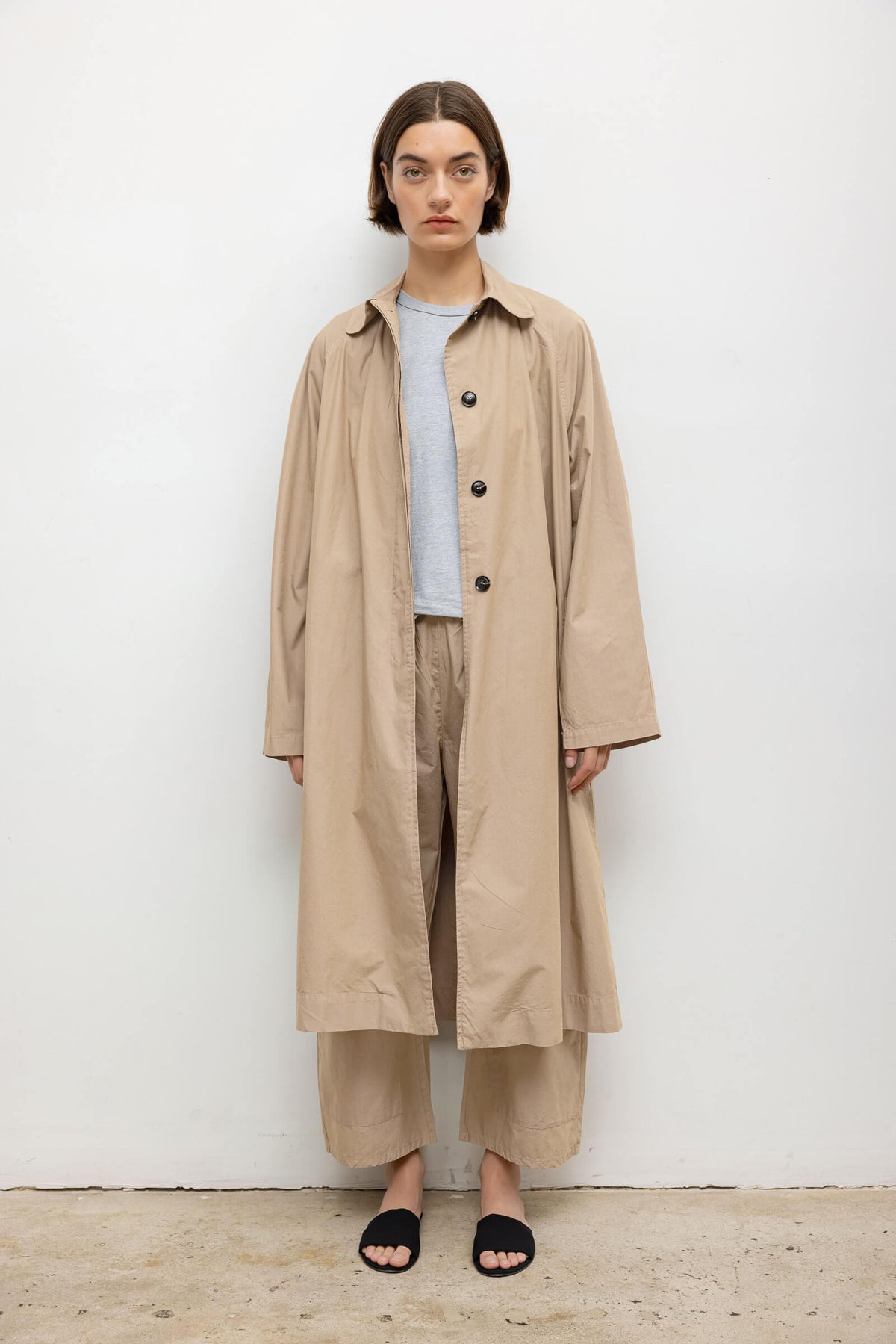 Kyoto Car Coat - Khaki - Image 1