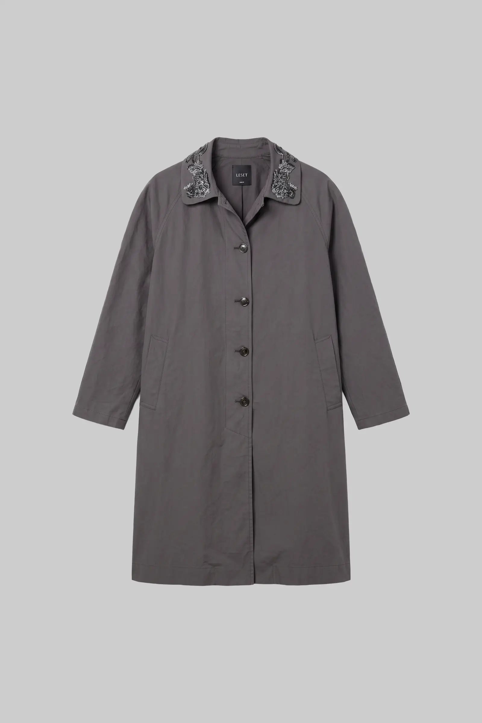 Kyoto Embroidered Car Coat