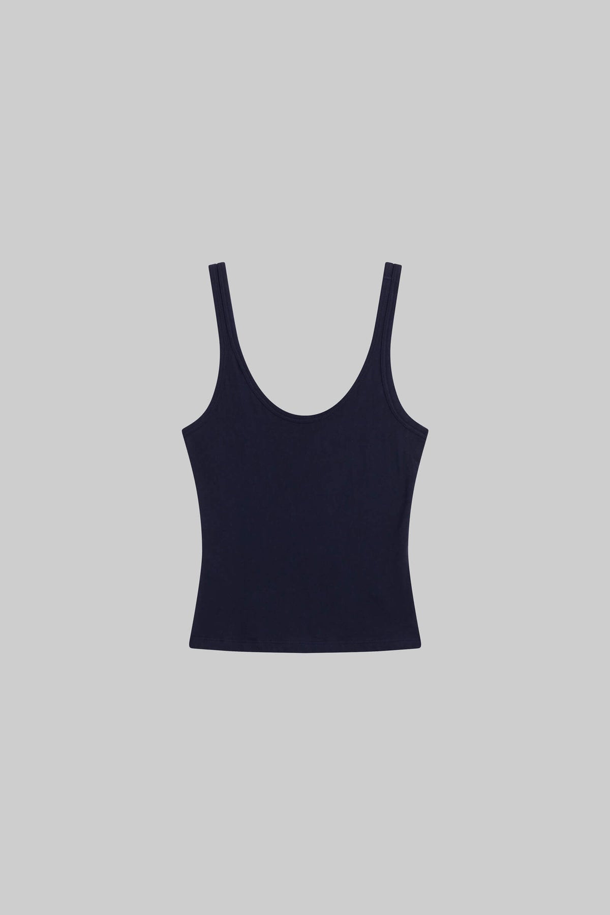 Laura Scoop Neck Tank - Midnight - Image 2