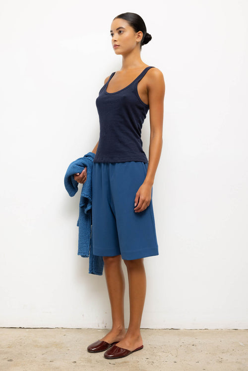 Laura Scoop Neck Tank - Midnight - Image 6