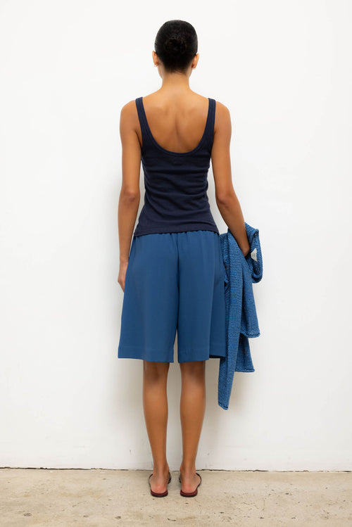 Laura Scoop Neck Tank - Midnight - Image 7