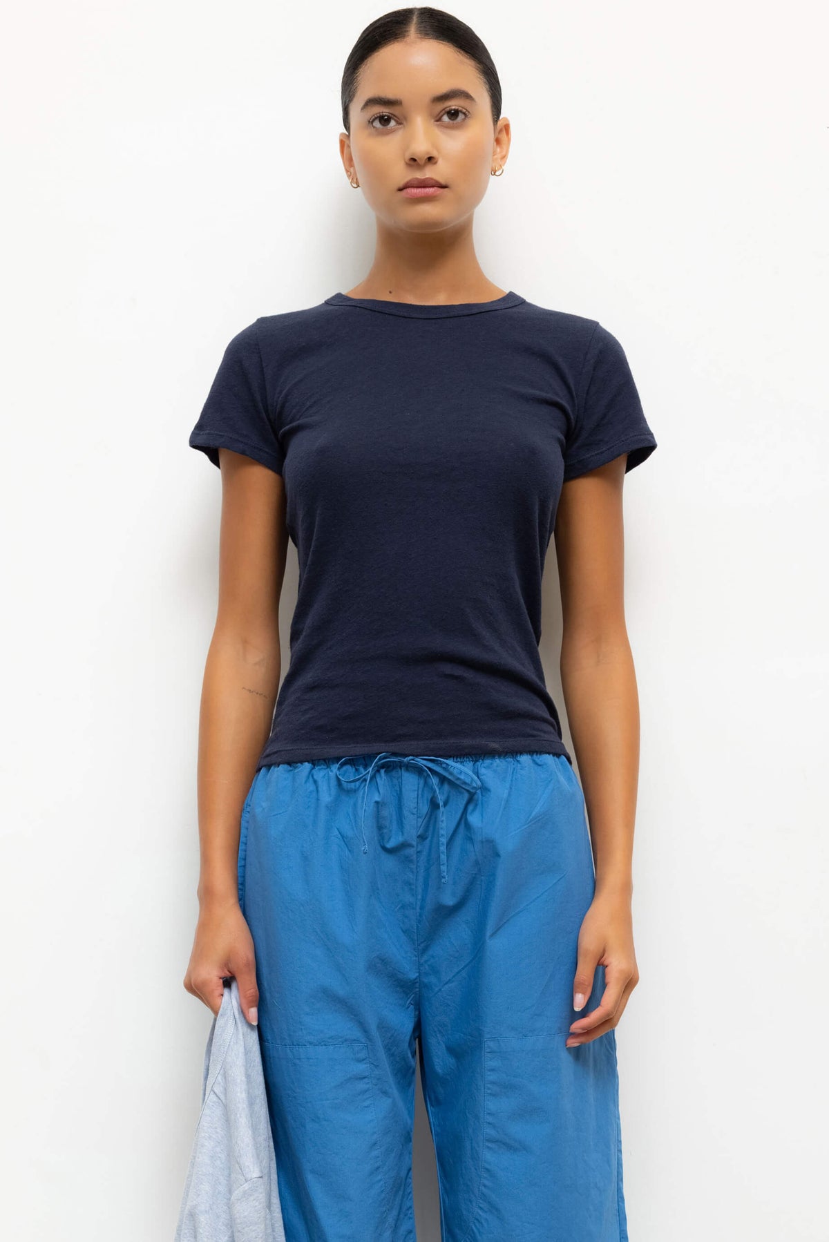 Laura Slim Fit Tee - Midnight - Image 1